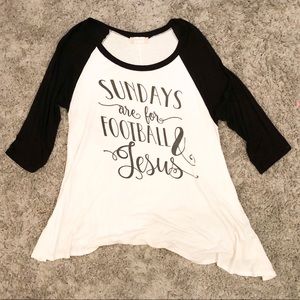 Altar’d State Football and Jesus Shirt